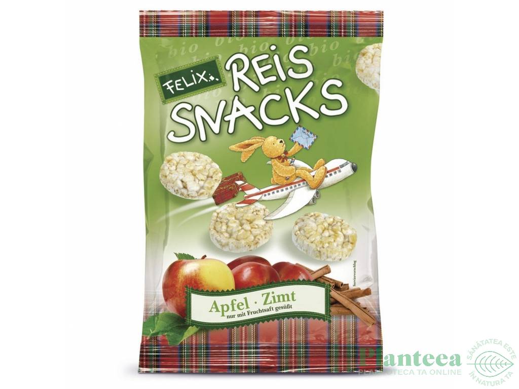 Snacks orez expandat mere scortisoara fara gluten eco 50g - LINEA NATURA