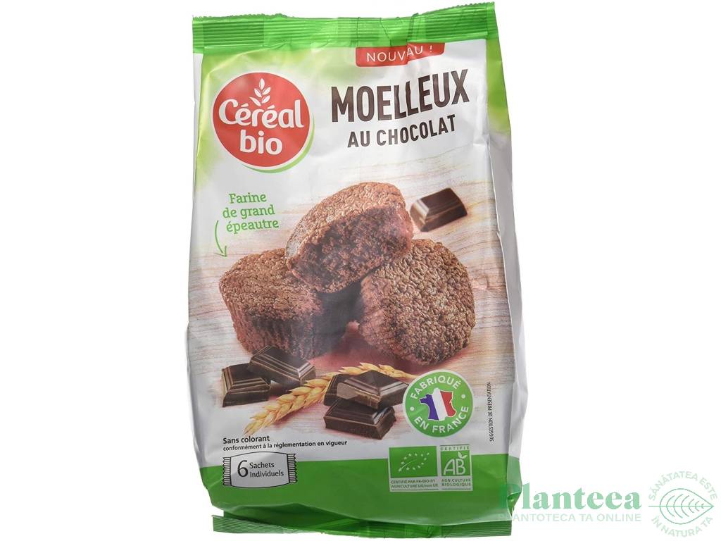 Moelleux ciocolata eco 180g - CEREAL BIO