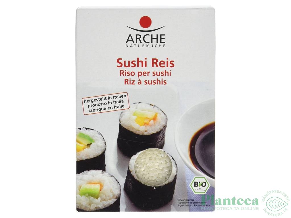 Orez bob rotund alb pt sushi eco 500g - ARCHE NATURKUCHE