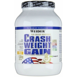 Pulbere Crash Weight Gain vanilie 1,5kg - WEIDER