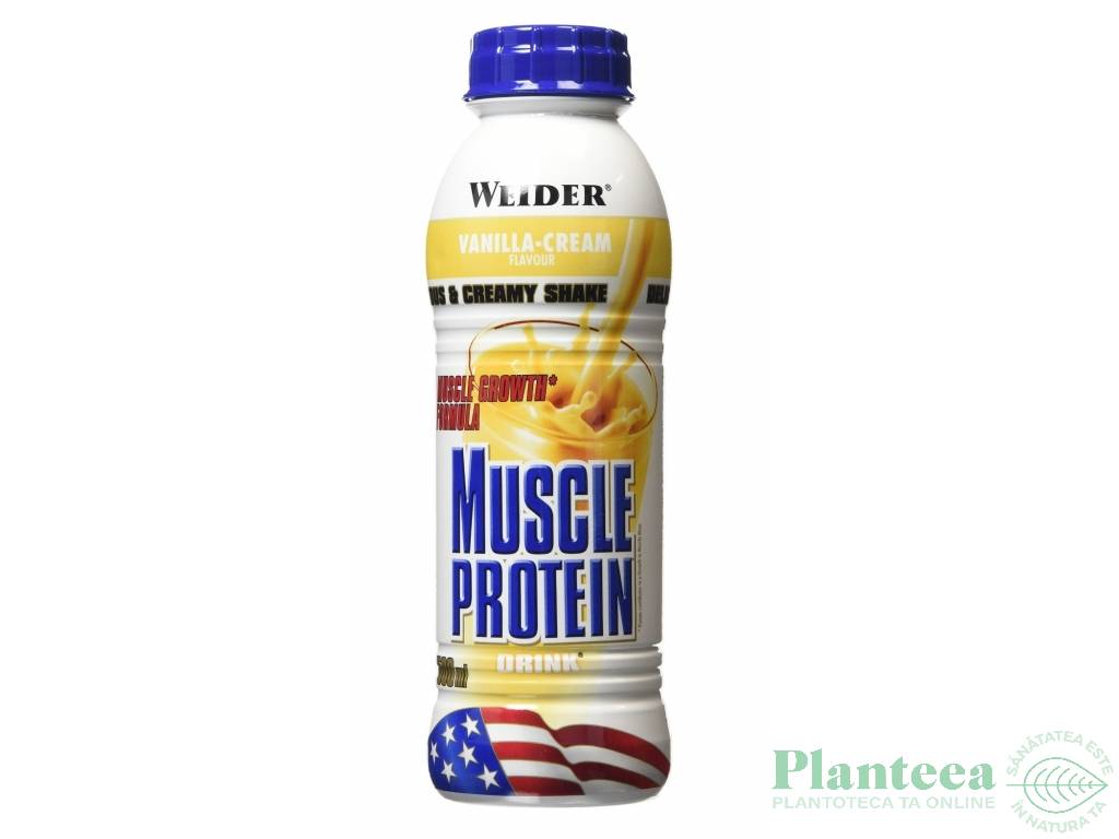 Shake muscle protein vanilie 500ml - WEIDER