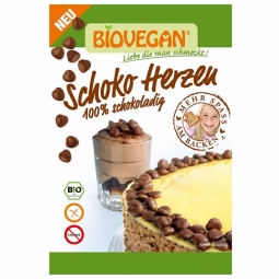 Inimioare ciocolata decorare dulciuri eco 35g - BIOVEGAN