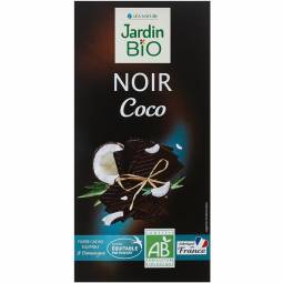 Ciocolata neagra 55% cocos eco 100g - JARDIN BIO
