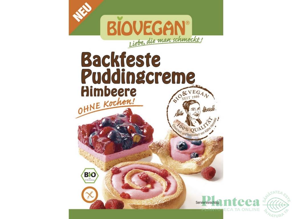 Praf budinca zmeura eco 52g - BIOVEGAN