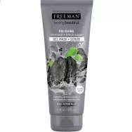 Masca scrub puncte negre carbune 175ml - FREEMAN