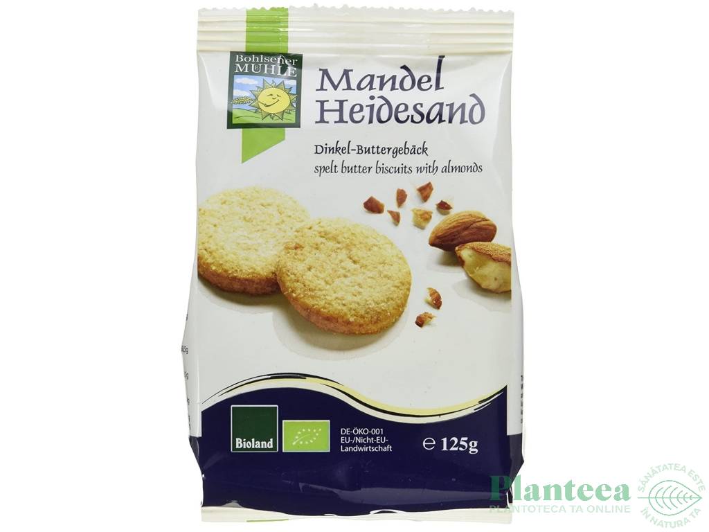 Biscuiti fragezi migdale eco 125g - BOHLSENER MUHLE