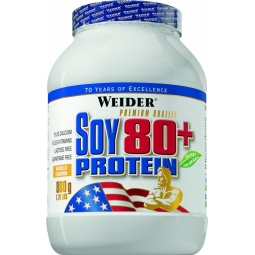 Pulbere proteica soia izolat 80+ vanilie 800g - WEIDER