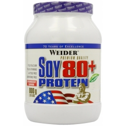 Pulbere proteica soia izolat 80+ capsuni 800g - WEIDER