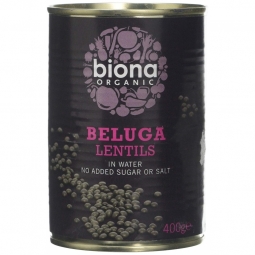 Conserva linte neagra beluga 400g - BIONA