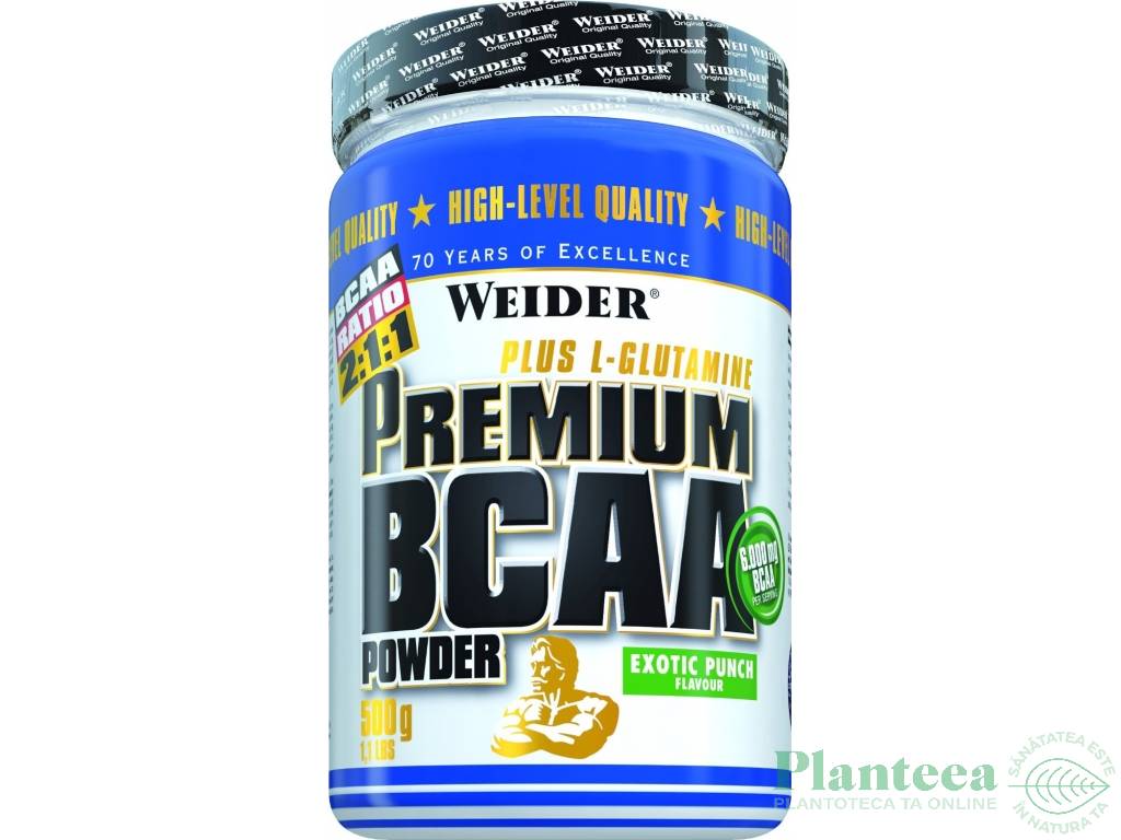 Pulbere BCAA Premium exotic 500g - WEIDER