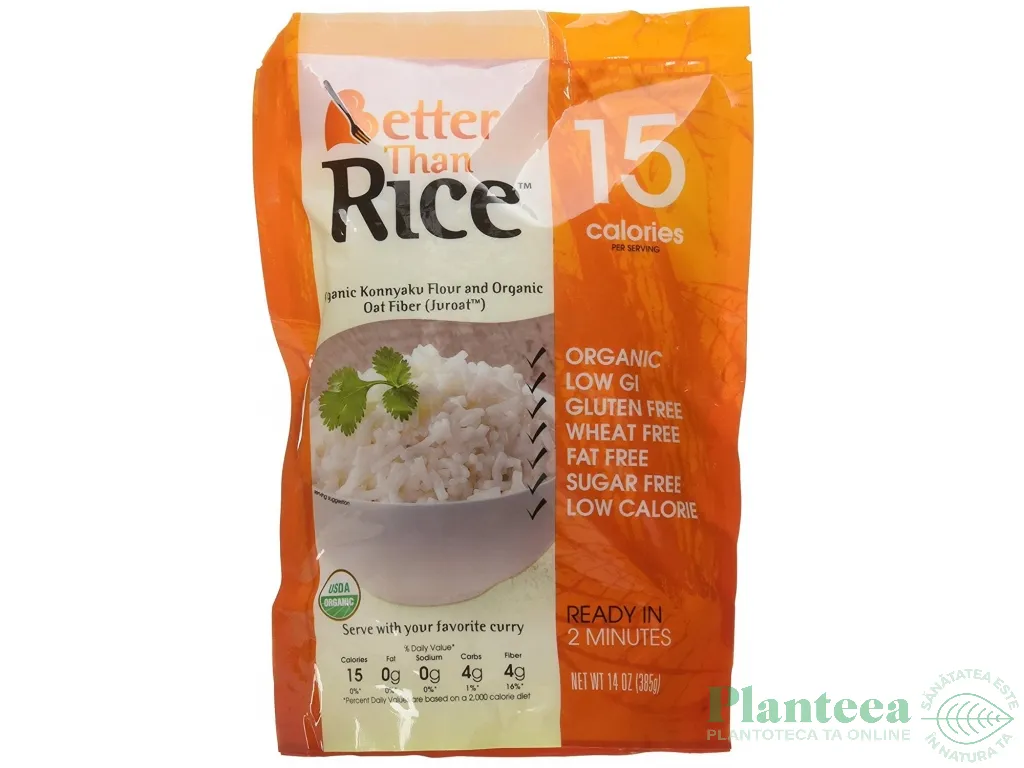 Konjac boabe [orez] eco 385g - BETTER THAN FOODS