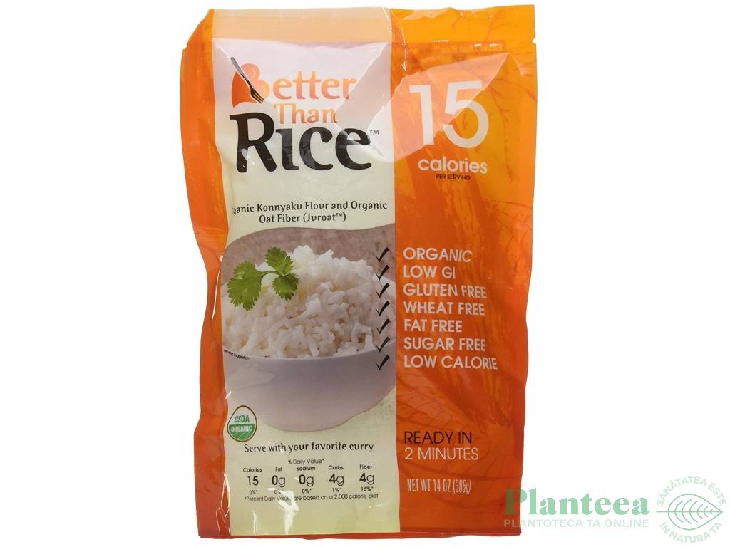 Konjac boabe [orez] eco 385g - BETTER THAN FOODS