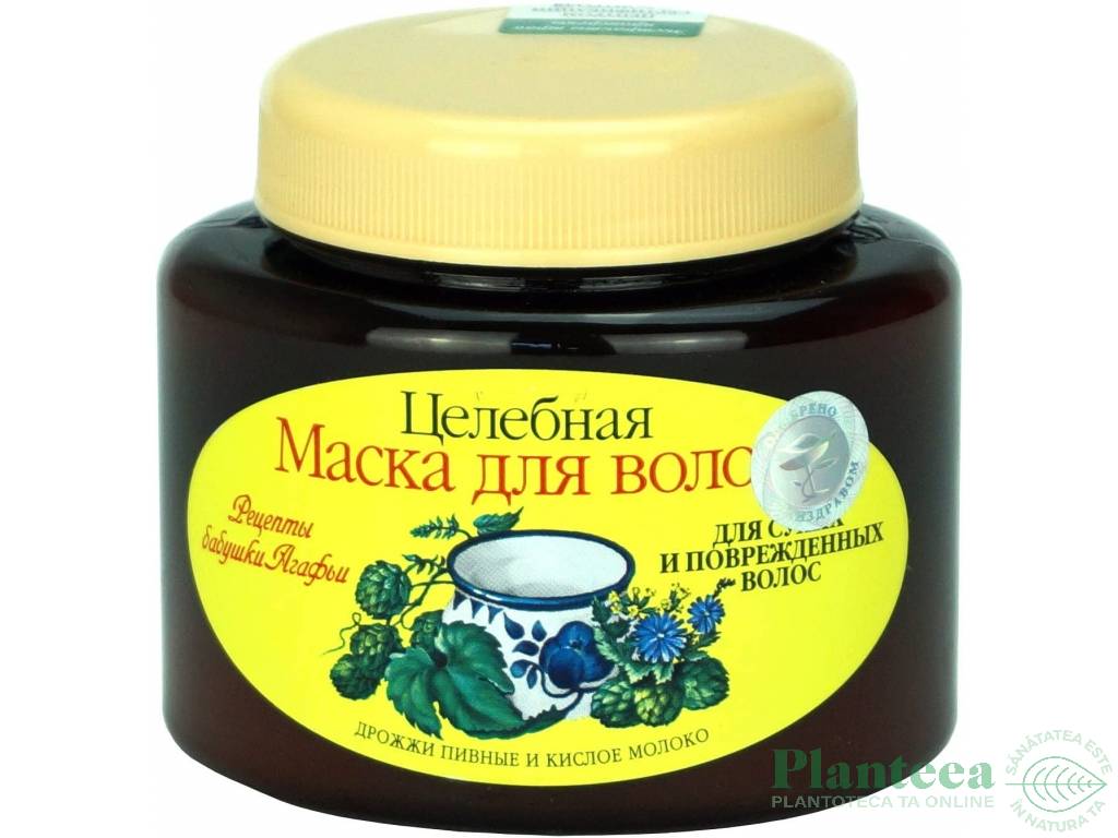 Masca par uscat/deteriorat fortifianta drojdie 250ml - RETETELE BUNICII AGAFIA