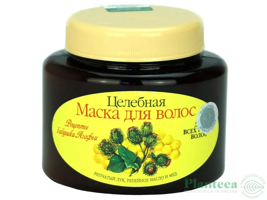 Masca par toate tipurile regenerare ceapa miere 250ml - RETETELE BUNICII AGAFIA