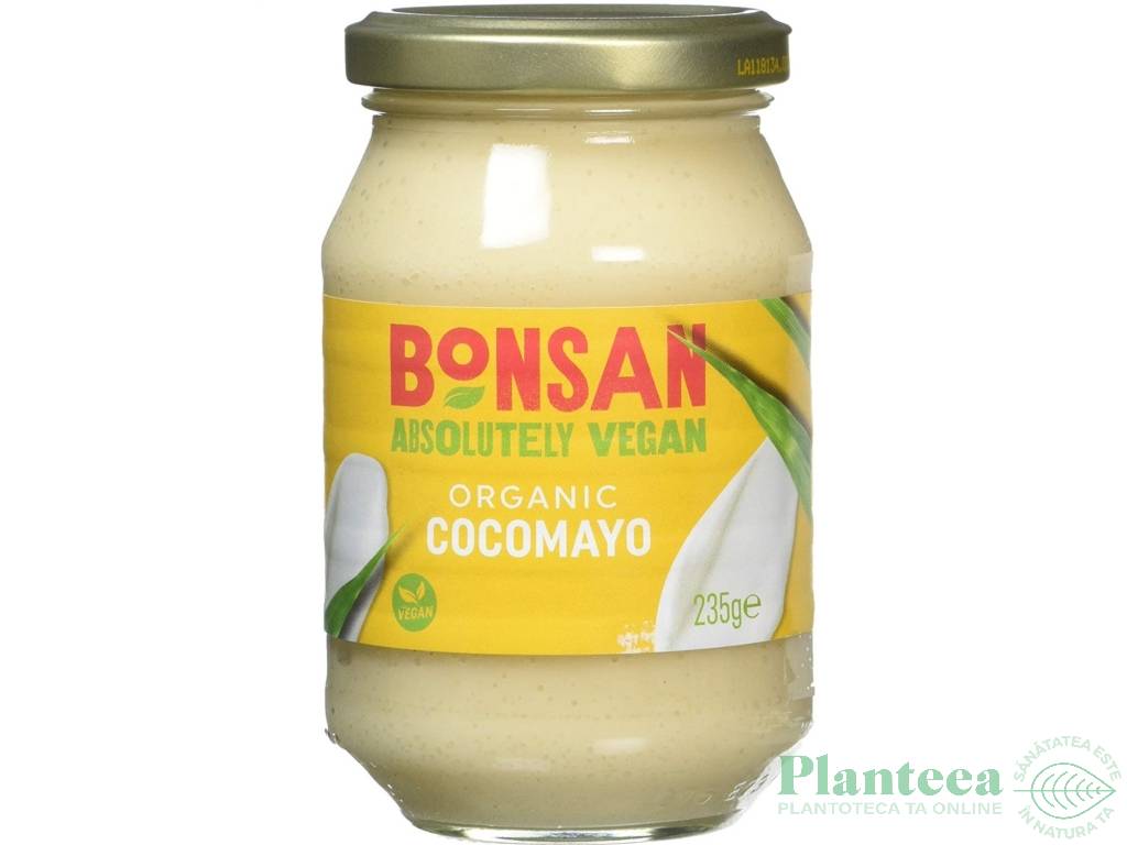 Maioneza vegana ulei cocos eco 235g - BONSAN