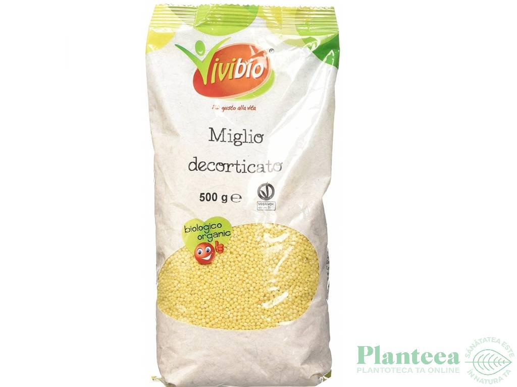 Mei decorticat boabe eco 500g - VIVIBIO