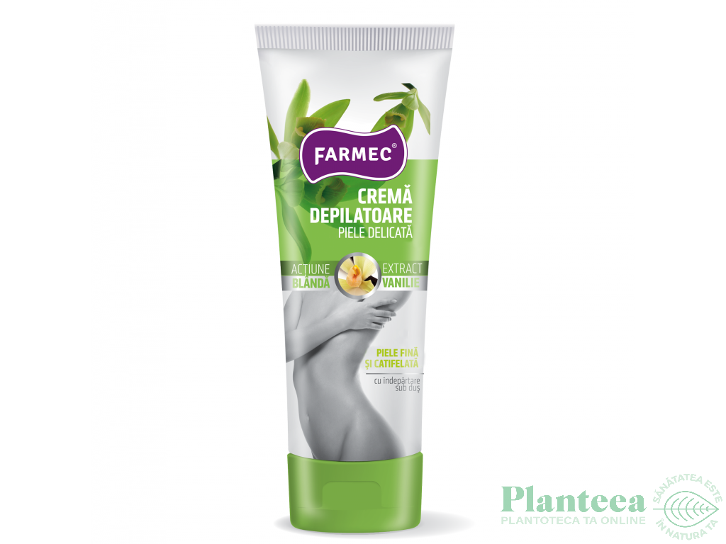 Crema depilatoare piele sensibila vanilie 150ml - FARMEC