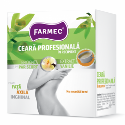 Ceara depilatoare profesionala in recipient 100g - FARMEC