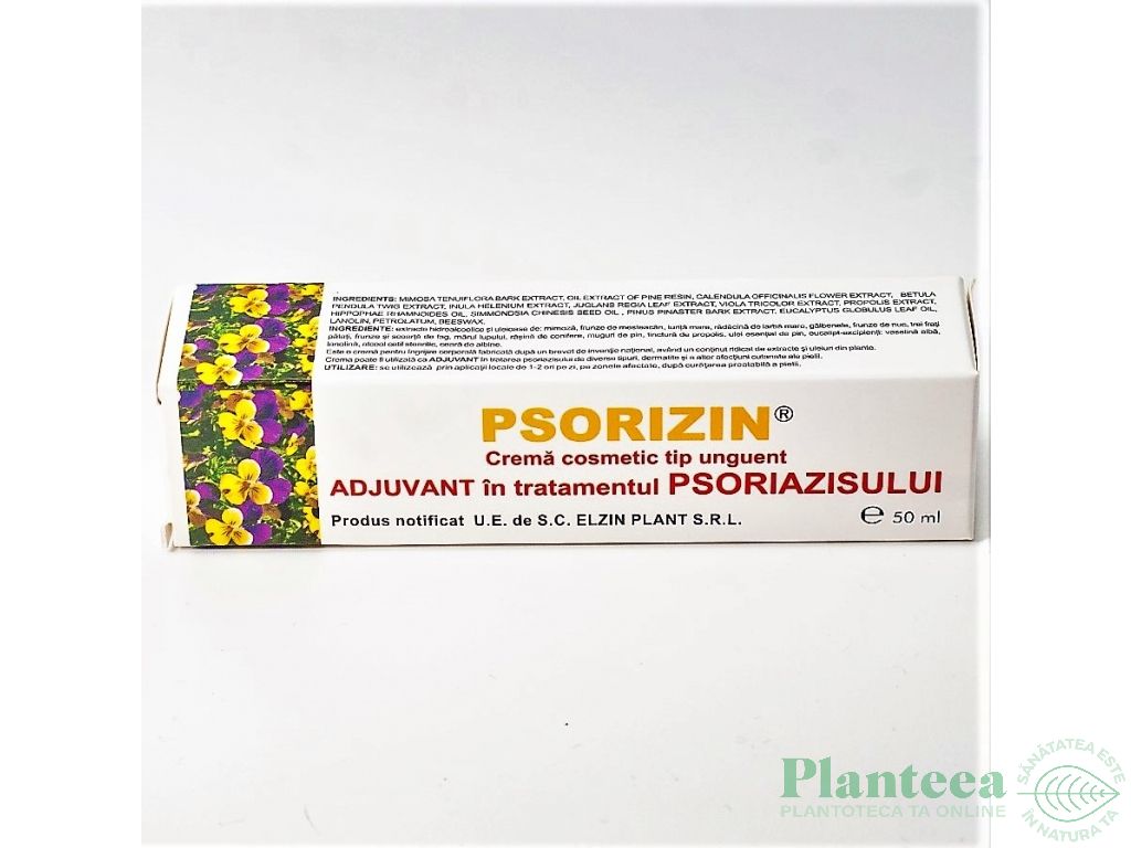 Crema tip unguent Psorizin 50ml - ELZIN PLANT