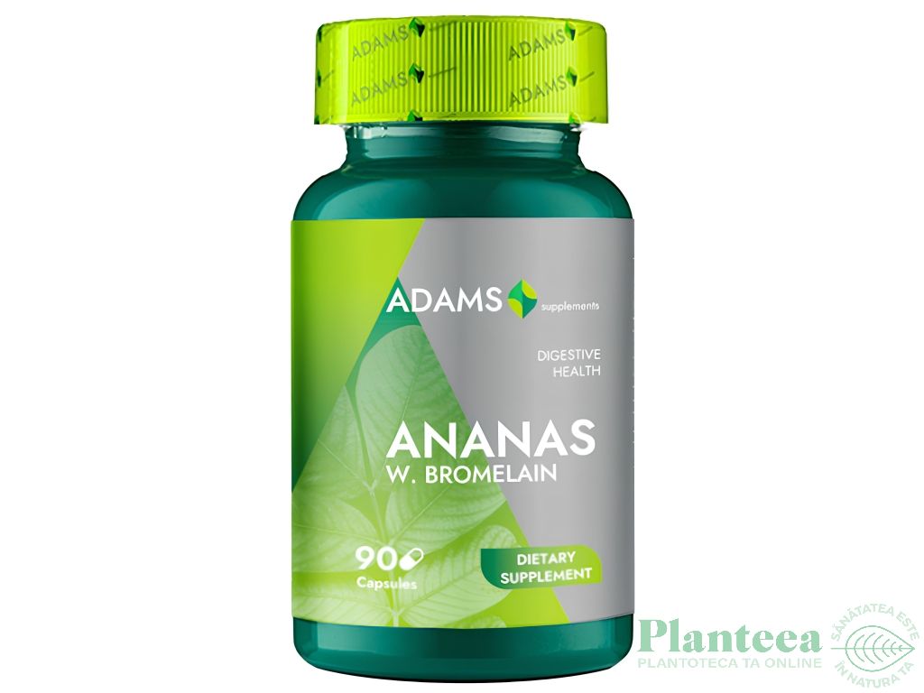 Ananas & Bromelaina 90cps - ADAMS SUPPLEMENTS