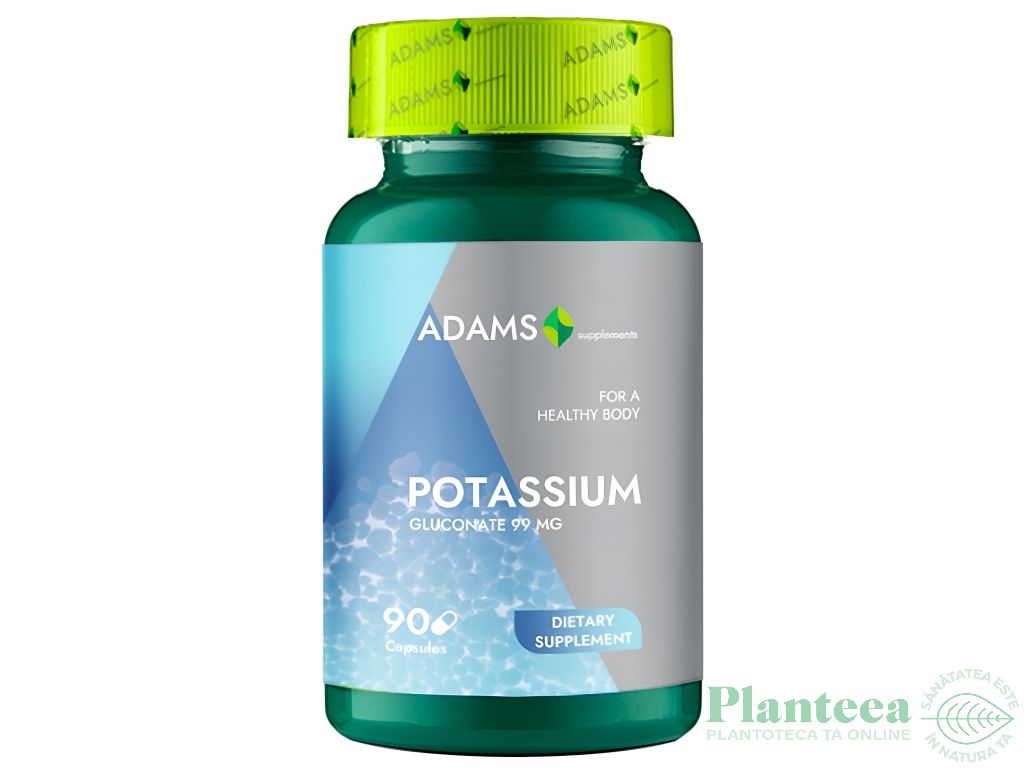 Potasiu 99mg 90cp - ADAMS SUPPLEMENTS