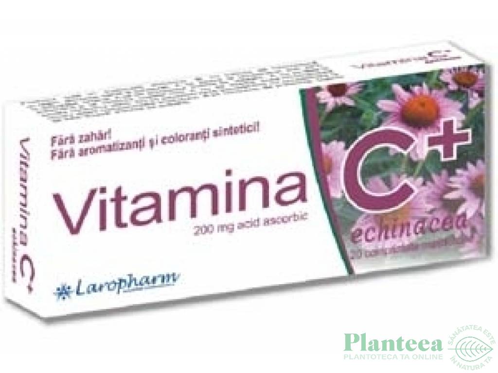 Vitamina C echinaceea 20cp - LAROPHARM