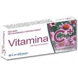 Vitamina C echinaceea 20cp - LAROPHARM