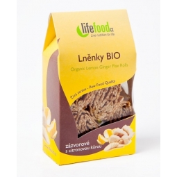 Rulouri seminte in lamaie ghimbir raw bio 80g - LIFEFOOD