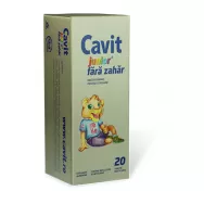 Cavit junior fara zahar 20cp - BIOFARM