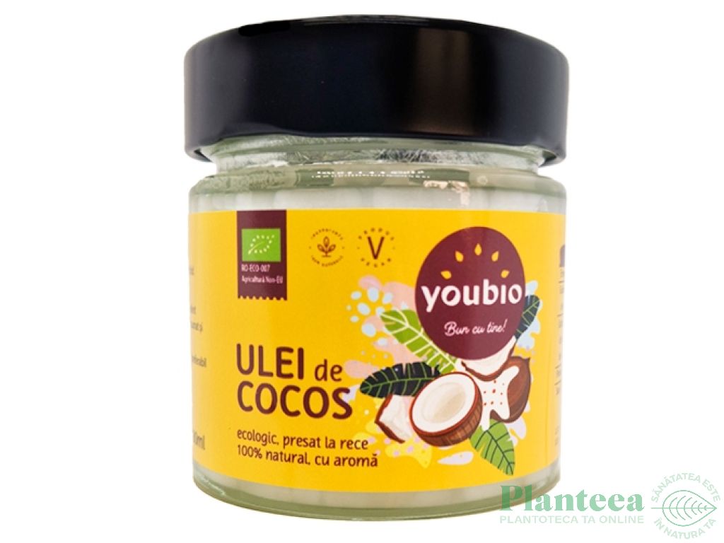 Ulei cocos eco 180ml - YOUBIO