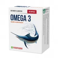 Omega3 ulei peste 1500mg 30cps - PARAPHARM