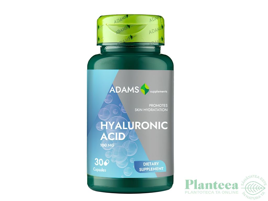 Acid hialuronic 100mg 30cps - ADAMS SUPPLEMENTS