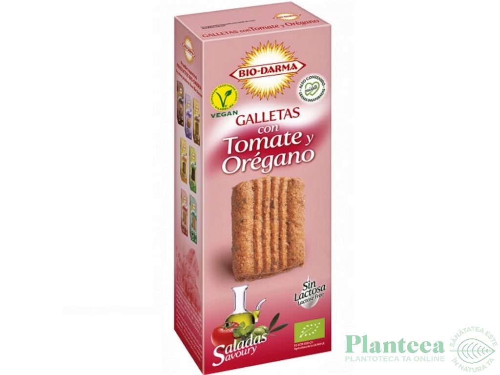 Biscuiti ovaz rosii oregano bio 120g - BIO DARMA