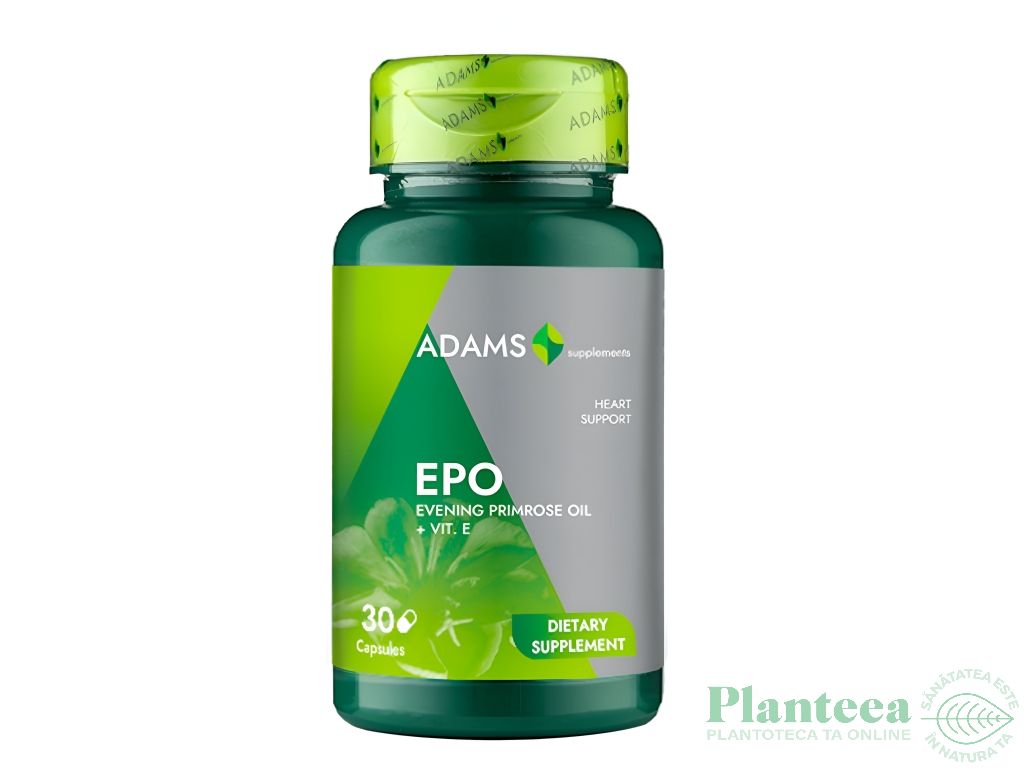 EPO [Evening primrose E] 1000mg 30cps - ADAMS SUPPLEMENTS