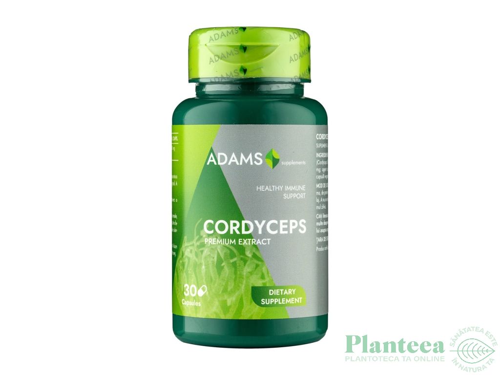 Cordyceps [Ciuperca tibetana] 300mg 30cps - ADAMS SUPPLEMENTS