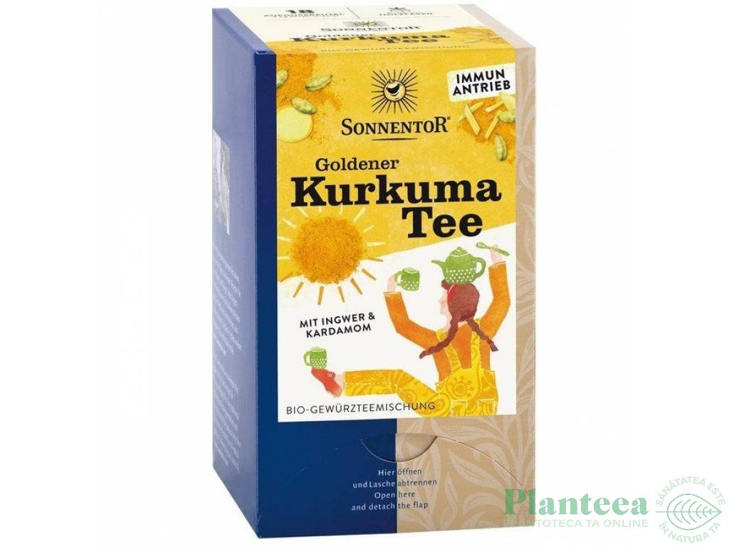 Ceai Turmeric auriu eco 18dz - SONNENTOR