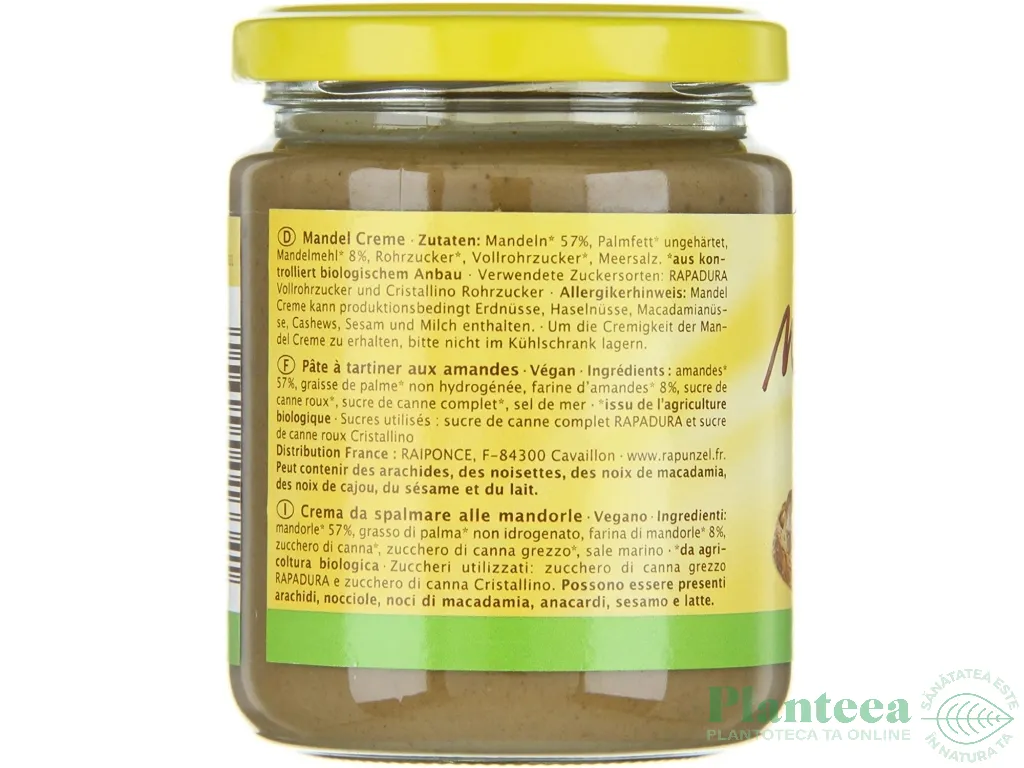 Crema desert migdale eco 250g - RAPUNZEL