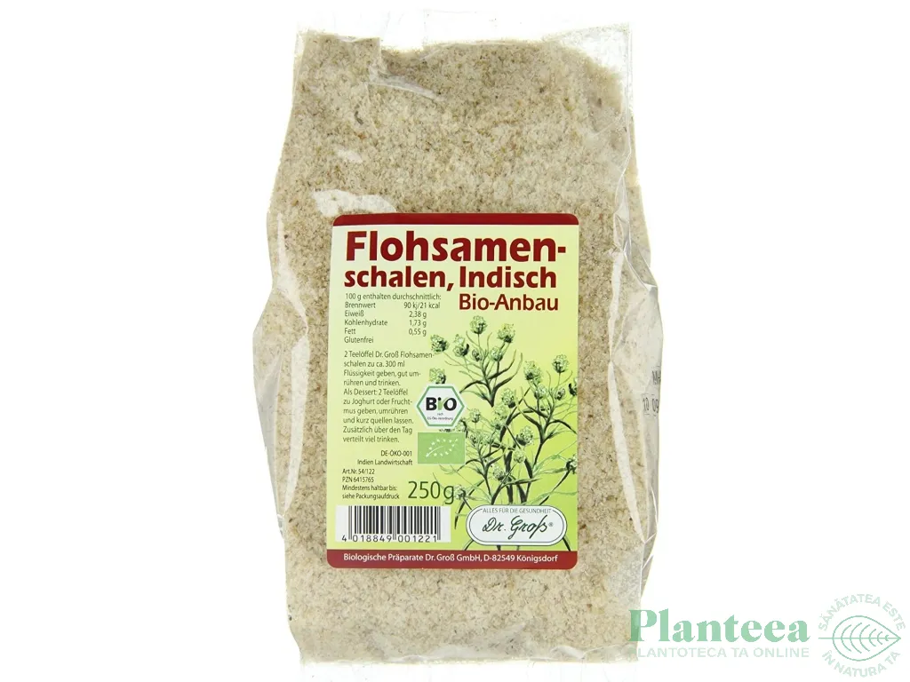 Tarate psyllium bio 250g - DR GROB