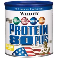 Pulbere proteica mix 4sort 80+ banane 750g - WEIDER