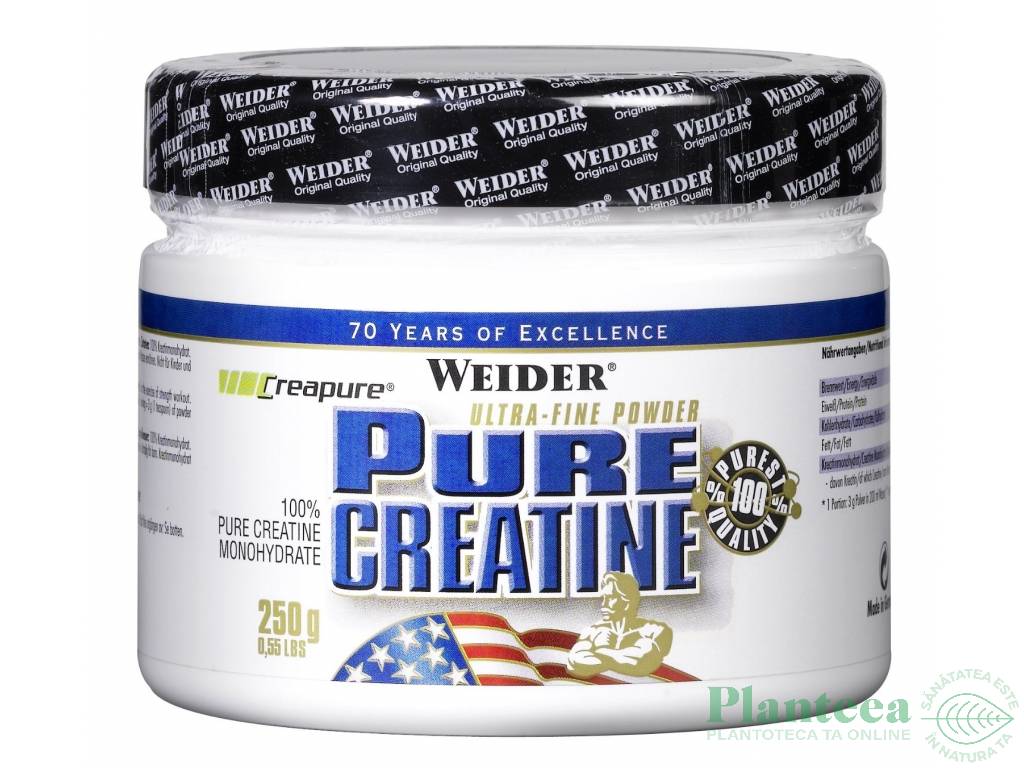 Pulbere creatina pura 250g - WEIDER