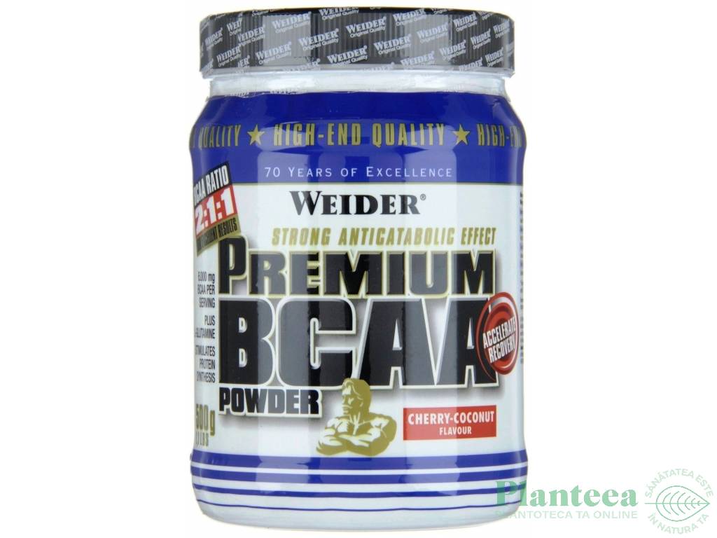 Pulbere BCAA Premium cirese 500g - WEIDER