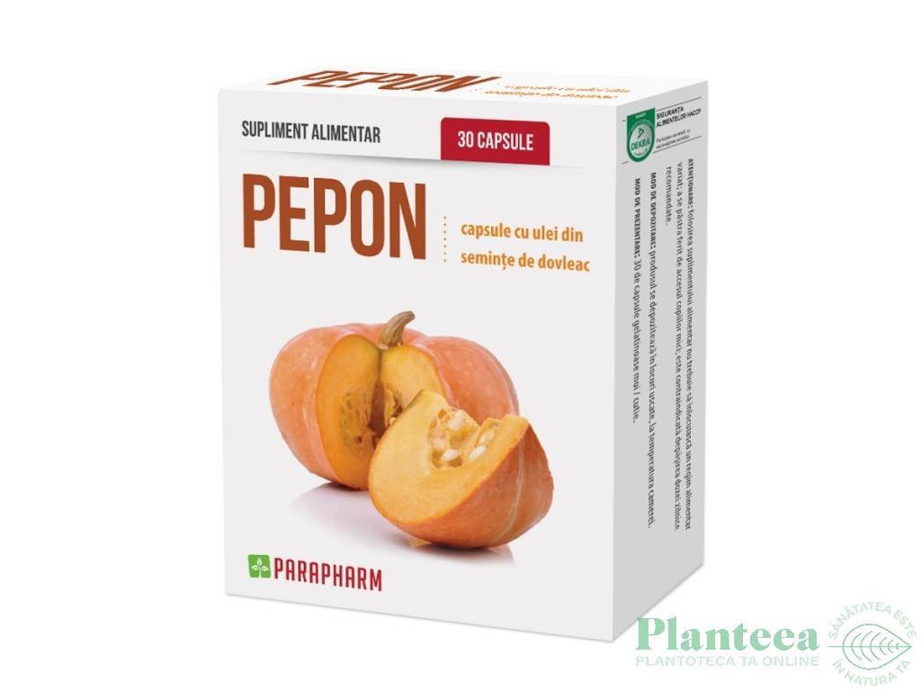 Pepon [Ulei seminte dovleac] 30cps - PARAPHARM