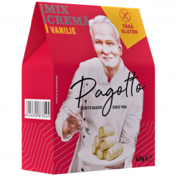 Crema vanilie pt prajituri fara gluten 65g - PAGOTTO