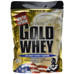 Pulbere proteica zer concentrat Gold cocos cookie 2kg - WEIDER