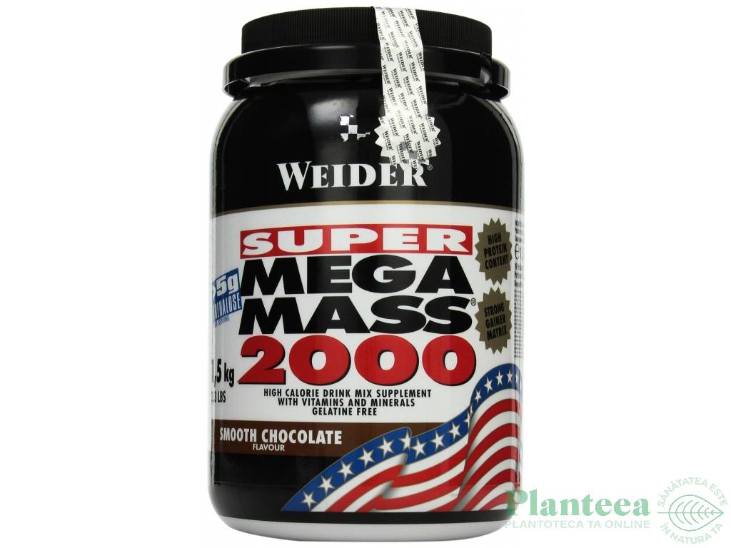 Super mega mass 2000 ciocolata 4,5kg - WEIDER