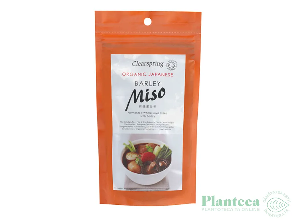 Pasta Miso orz soia pasteurizat eco 300g - CLEARSPRING
