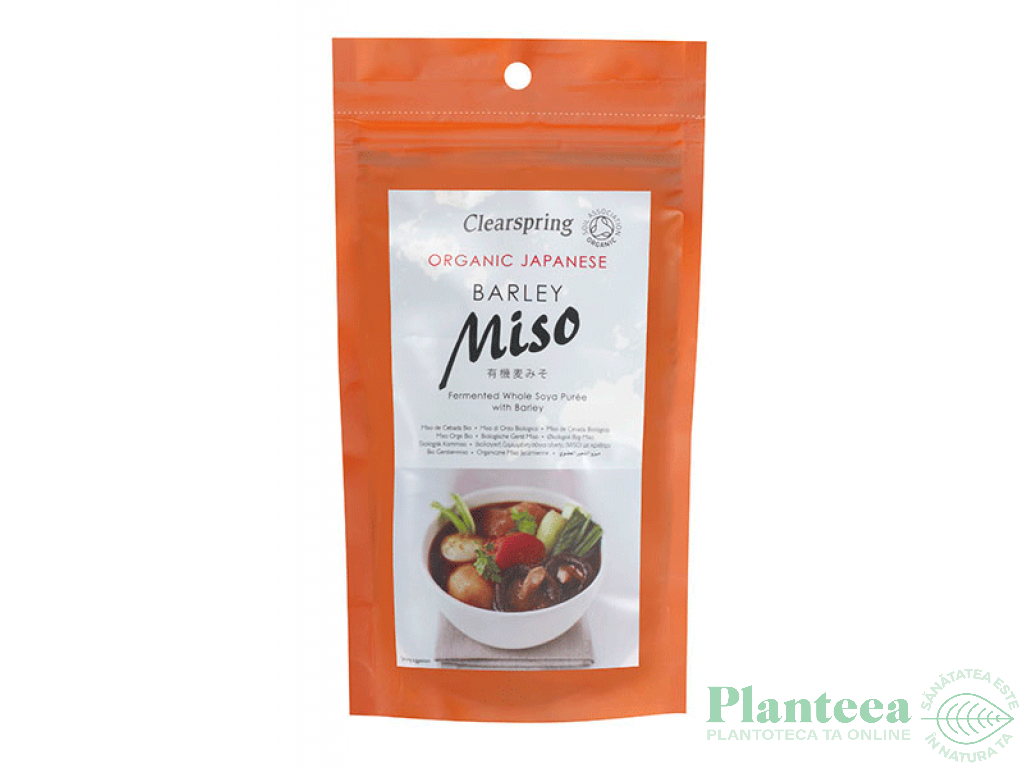 Pasta Miso orz soia pasteurizat eco 300g - CLEARSPRING