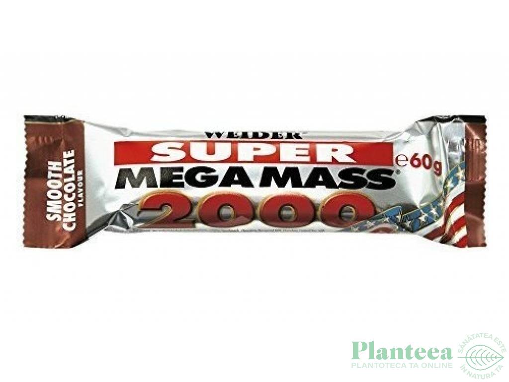 Baton Mega mass 2000 ciocolata 60g - WEIDER