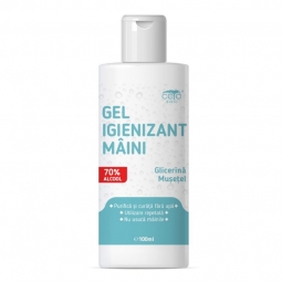 Gel igienizant maini glicerina musetel 70%alcool 100ml - CETA SIBIU