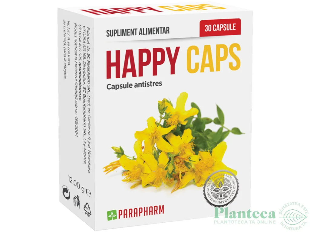 Happy caps antistres 30cps - PARAPHARM